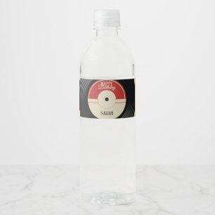 Bouteilles D'eau Étiquette personnalisée pour nourriture et boisson