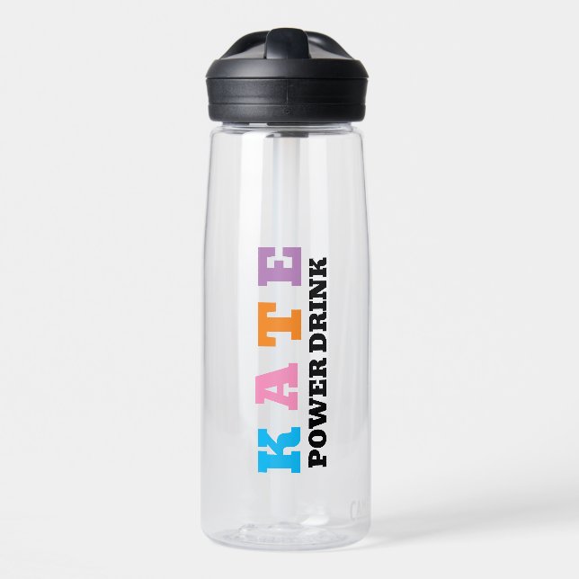 Bouteilles d'eau personnalisées, personnalisées (Avant)