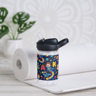 Bouteilles d'eau personnalisées pour enfants Alpha