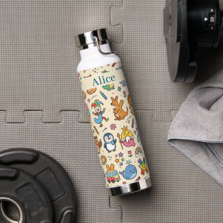 Bouteilles d'eau personnalisées pour enfants Alpha