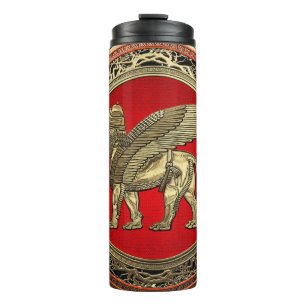 Bouteilles Isothermes [200] Assyrian Winged Lion - Gold Lamassu