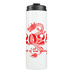 Bouteilles Isothermes 2024 Année du Nouvel An chinois du Dragon