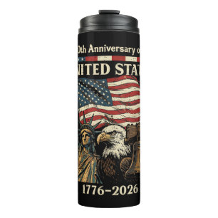 Bouteilles Isothermes 250e anniversaire des États-Unis 250 ans 4 juillet