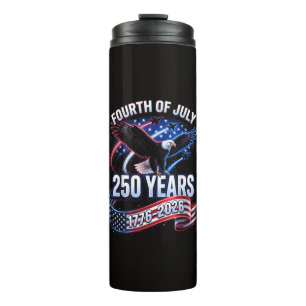 Bouteilles Isothermes 250e anniversaire États-Unis 1776-2026 Patriotique