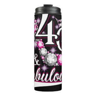 Bouteilles Isothermes 40 et fabuleux 40 ans 40e anniversaire Diamond