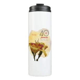 Bouteilles Isothermes 40 & Fantastique Anniversaire Jaune & Rouge