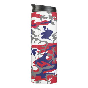 Bouteilles Isothermes 4 juillet, Jour de l'Indépendance, Gris camouflage