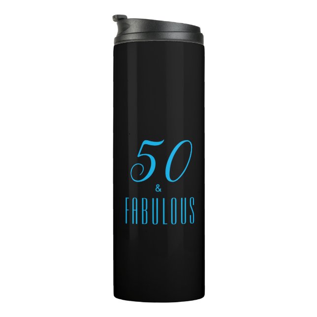 Bouteilles Isothermes 50 & Fabuleux Ciel bleu noir Anniversaire (Tourné sur la droite)