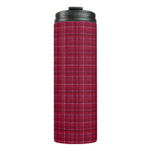 Bouteilles Isothermes À damiers rouge Tartan