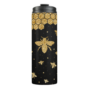 Bouteilles Isothermes Abeille de miel d'or mignonne