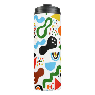 Bouteilles Isothermes abstraction de style moderne avec composition 