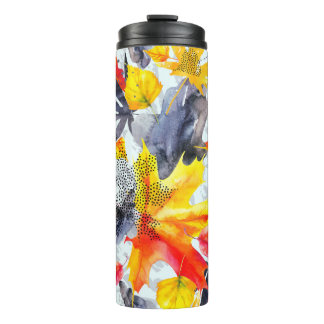 Bouteilles Isothermes Abstrait automne sans couture motif dans l'automne