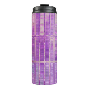 Bouteilles Isothermes Abstrait brillant en mosaïque violet arrière - pla
