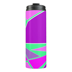 Bouteilles Isothermes Abstrait violet, rose, vert, Cool