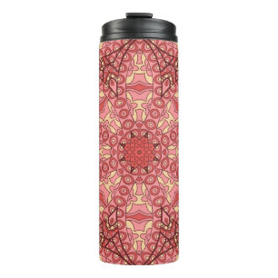 Bouteilles Isothermes Abstraite fleur mandala ethnique sans couture moti
