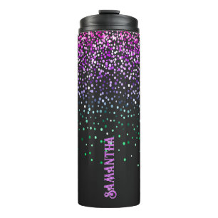 Bouteilles Isothermes Accent de Parties scintillant couleur noire