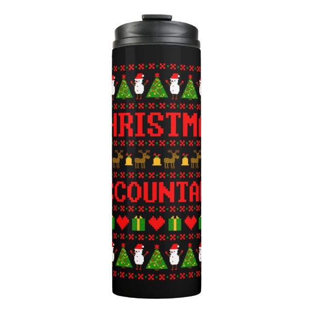 Bouteilles Isothermes Accountant de Christma (Devant)