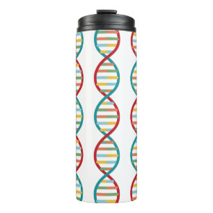 Bouteilles Isothermes ​ ADN ​ Mid Century Moderne Biologie STEM Blancs