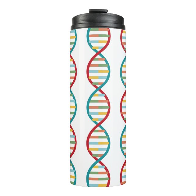 Bouteilles Isothermes ​ ADN ​ Mid Century Moderne Biologie STEM Blancs (Devant)