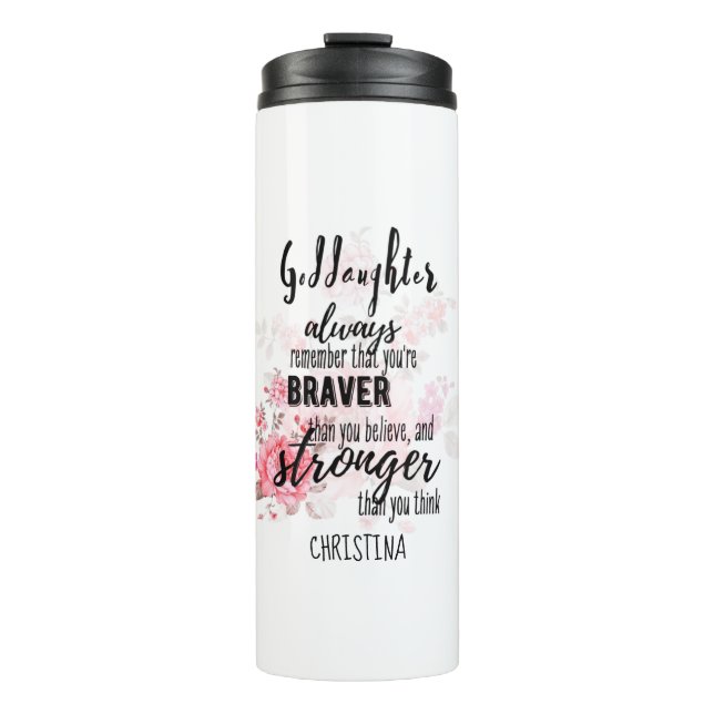 Bouteilles Isothermes Adolescent GODDAUGHTER Citation Motivationnelle Fl (Devant)