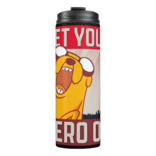 Bouteilles Isothermes Adventure Time   Jake "Get Your Hero On"
