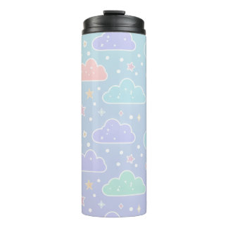 Bouteilles Isothermes Aesthetic Pastel Cloud Insulated Tumbler