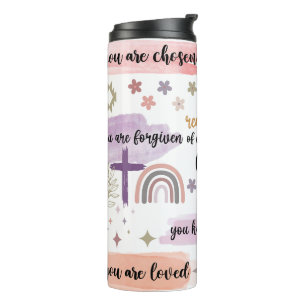 Bouteilles Isothermes Affirmations chrétiennes Bible Verse