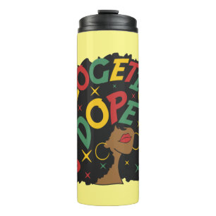 Bouteilles Isothermes Afro, la Black Girl  