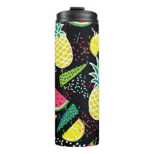 Bouteilles Isothermes Aiguille de pastèque : Motif géométrique sans fil