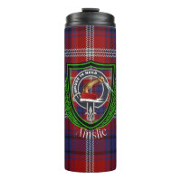 Ainslie Scottish Clan Tartan & Crest