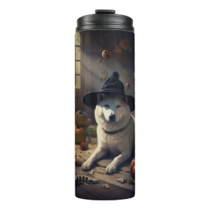 Bouteilles Isothermes Akita Citrouilles Halloween effroi