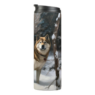 Bouteilles Isothermes Akita Laissez tomber la neige Noël