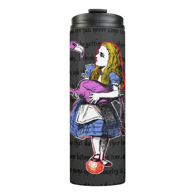 Bouteilles Isothermes Alice au pays des merveilles (Devant)