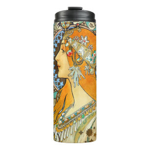 Bouteilles Isothermes Alphonse Mucha Art Nouveau Zodiac