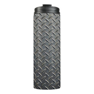 Bouteilles Isothermes Aluminium foncé : conception de forme Rhombus
