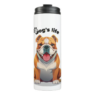 Bouteilles Isothermes Amateur de Bouledogue Art � Parfait pour les Chemi