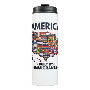 Bouteilles Isothermes Américain construit par Immigrants Patriotique Amé