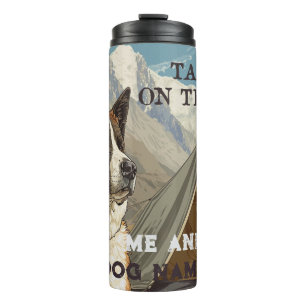 Bouteilles Isothermes American Akita Tails Sur Pistes Camping Personnali
