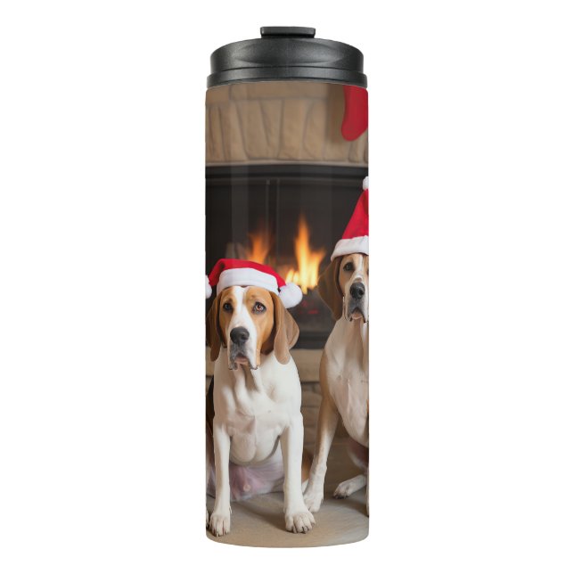 Bouteilles Isothermes American English Foxhound Freplace Noël (Devant)