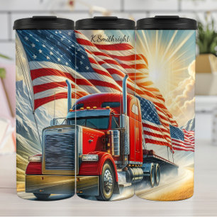Bouteilles Isothermes American Pride Red Truck Voyage