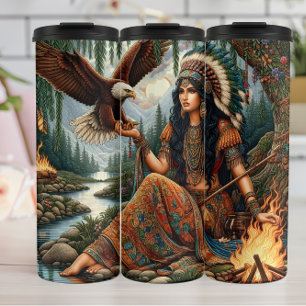 Bouteilles Isothermes Amérindiens, Aigle, Majesté de la Forêt.