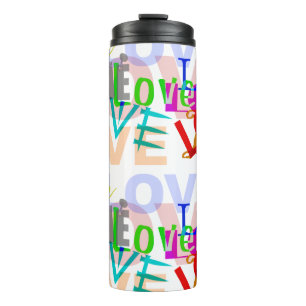 Bouteilles Isothermes AMOUR coloré