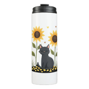 Bouteilles Isothermes Amoureux de chat Tournesol Arbre de Noël Tournesol