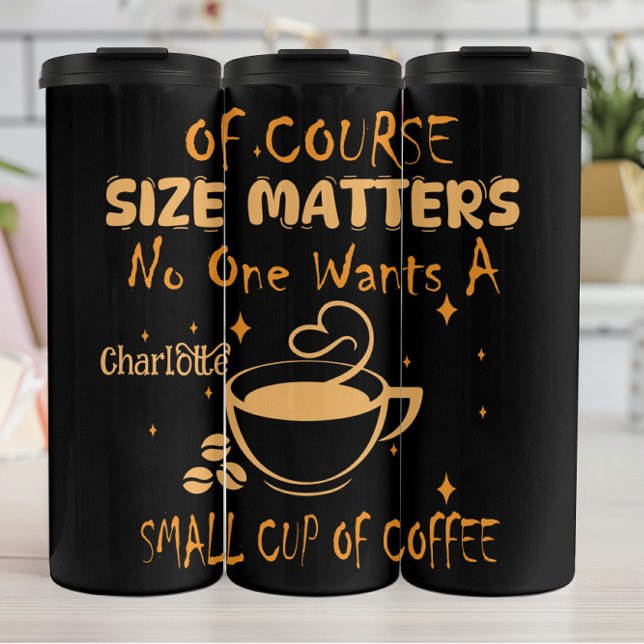 Bouteilles Isothermes Amoureux Du Café Humoristique Design Motivationnel (Créateur téléchargé)