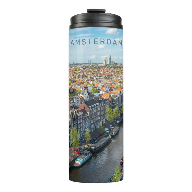 Bouteilles Isothermes Amsterdam de texte personnalisé (Devant)