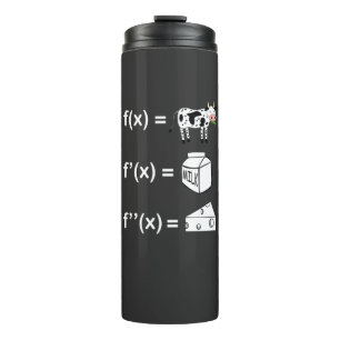 Bouteilles Isothermes Amusant Calcul dérivé Cowculus Retour à l'école 