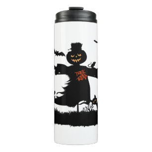 Bouteilles Isothermes Amusant design d'halloween avec épouvantail
