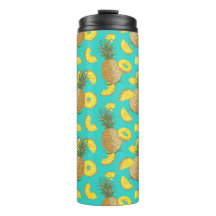 Ananas de couleur turquoise