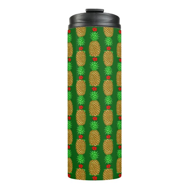 Bouteilles Isothermes Ananas de Noël Tropical Noël chaud Noël Gre (Devant)