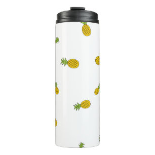 Bouteilles Isothermes Ananas mignon motif sans couture arrière - plan. V